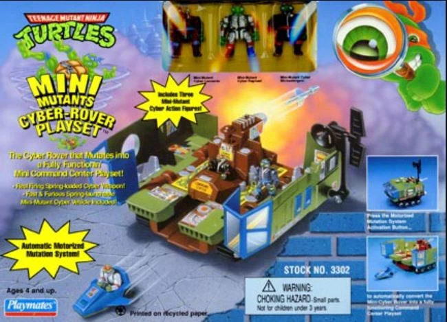 RATS スーベニアジャケット　鼠 Cyber-Rover Playset (1995 toy) | TMNTPedia | Fandom