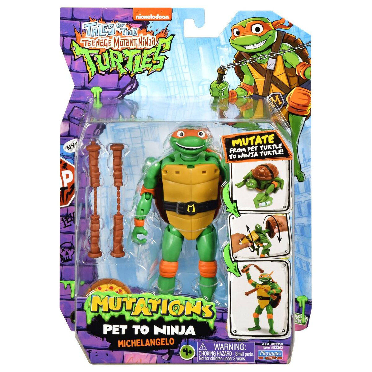 Mutations Pet to Ninja Michelangelo (2024 action figure