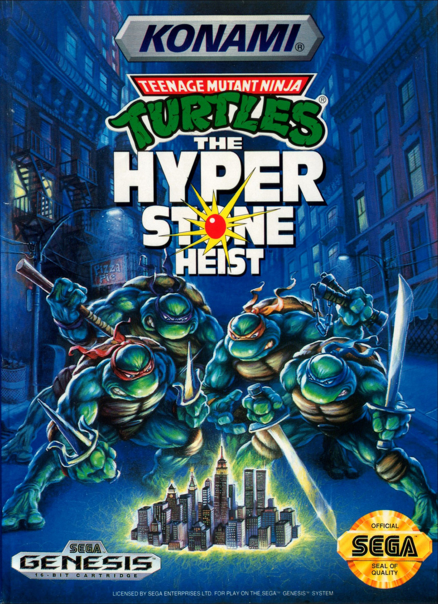 tmnt 4: turtles in time sewer surfin