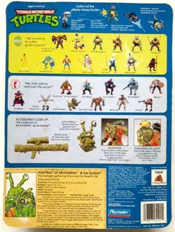 Figurine TMNT 1990 - Muckman & Joe Eyball - 1ère Édition Playmates Toys