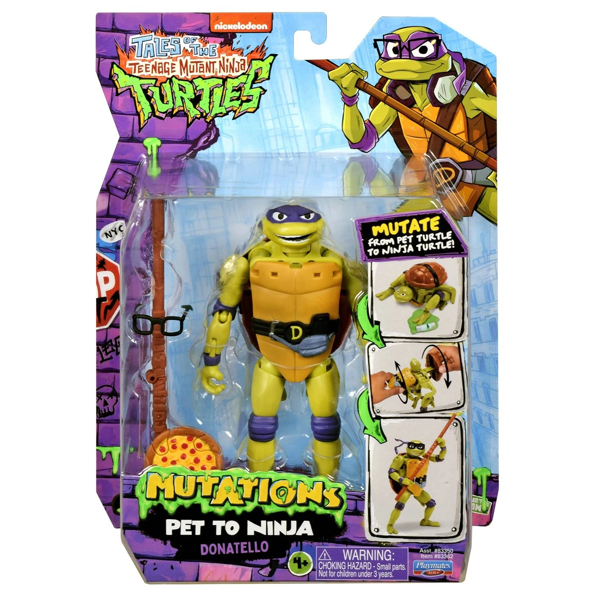 Mutations Pet to Ninja Donatello (2024 action figure) | TMNTPedia