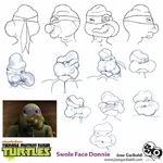 Лицо Донни после заражения