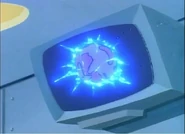 Krang draining Earth on energy in Planet of the Turtles