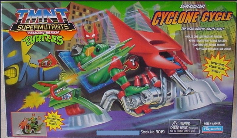 タートルズ　TMNT Super Mutants CYCLONE CYCLE Supermutant Cyclone Cycle (1994 toy) | TMNTPedia | Fandom
