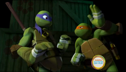 Donatello and Michelangelo