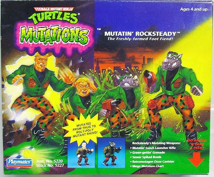 Mutatin' Rocksteady (1992 action figure) | TMNTPedia | Fandom