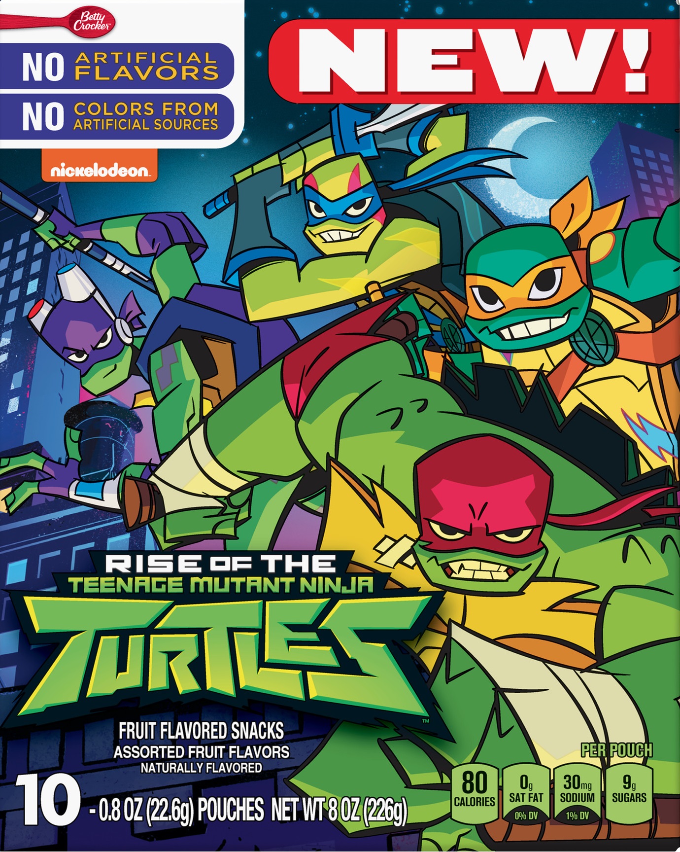 BETTY CROCKER :: Nickelodeon TEENAGE MUTANT NINJA TURTLES…