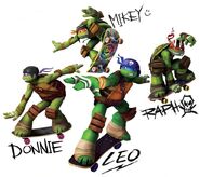 TMNT 2012 Skateboard