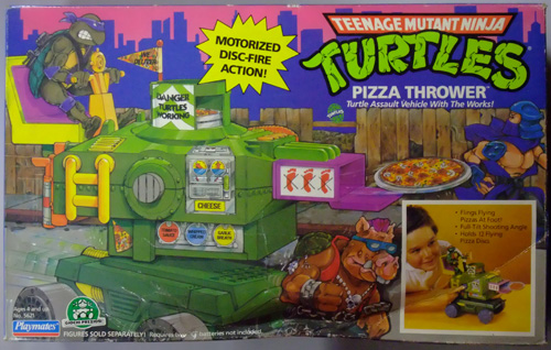 ninja turtle pizza thrower van