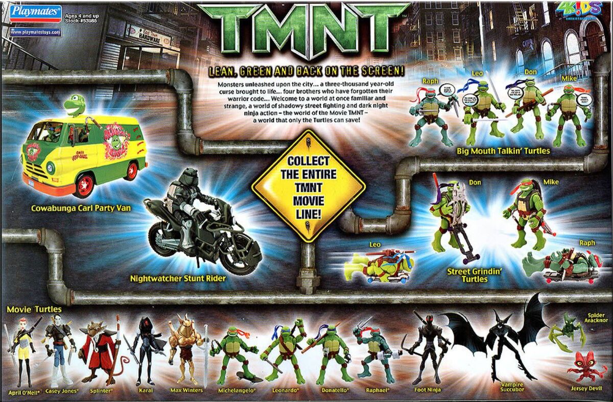 teenage mutant ninja turtles DONATELLO 2007 mini miniature –  ActionFiguresandComics