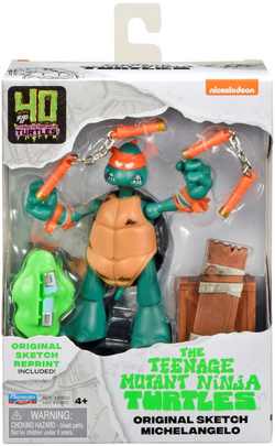 Original Sketch Michelangelo (2024 action figure