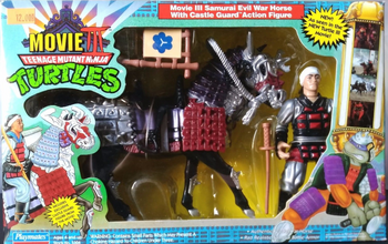 タートルズ　TMNT Movie III サムライ悪馬とキャッスルガード Movie III Samurai Evil War Horse with Castle Guard (1993