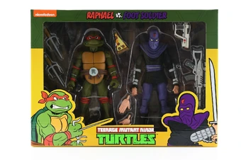 NECA – Action Figure Tartarughe Ninja – Foot Soldier In Scala 1/4 – Figura Da Collezione In PVC – Dettagli Curati, Alta Qualità, Regalo Per Fan TMNT