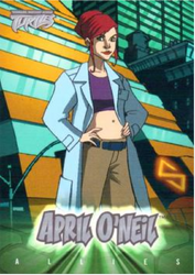 April O’Neil 2003 trading card