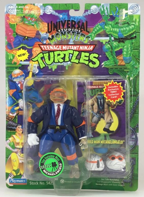 Invisible Man Michaelangelo (1994 action figure) | TMNTPedia | Fandom
