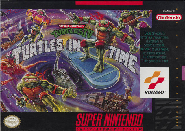 tmnt 4 turtles in time controls