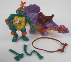 Cave-Turtle Mike and his Silly Stegosaurus (1993 action