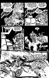 Triceratons open fire on our heroes
