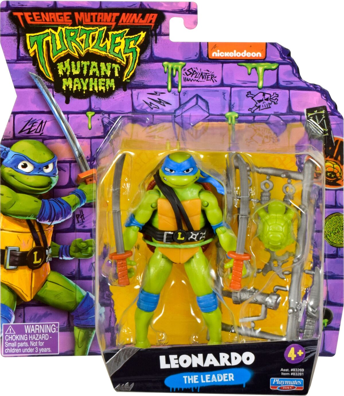 Teenage Mutant Ninja Turtles: Mutant Mayhem: Leonardo: Action Figure –  Replay Toys LLC