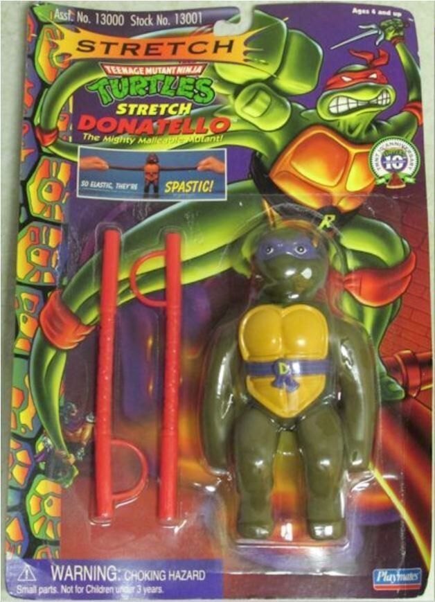 Stretch Donatello 1996 action figure TMNTPedia Fandom