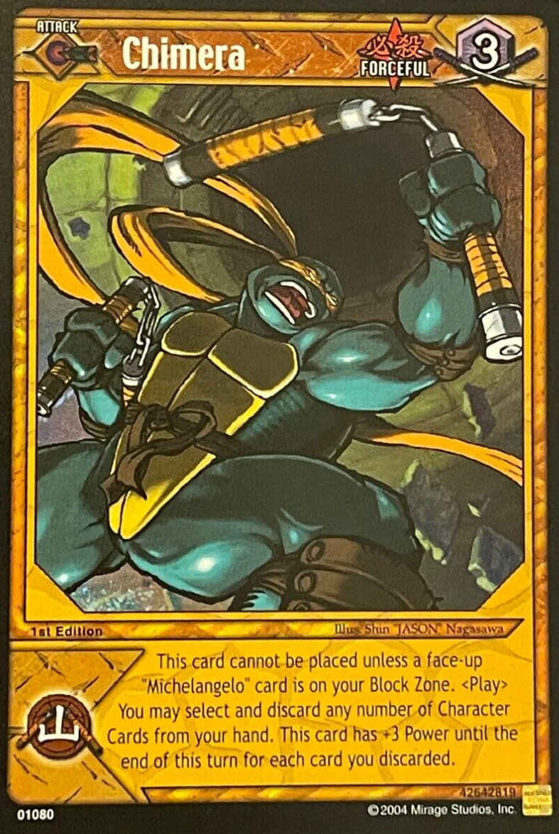 Chimera (2004 trading card) | TMNTPedia | Fandom