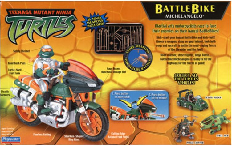 タートルズ　KOWABUNGA BIKE ミケランジェロ タートルズKOWABUNGA BIKE ミケランジェロ