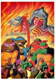 1TMNT-TOS VHS-HEROES-in-Halfshell isolated