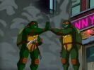 Raph Mikey high-five