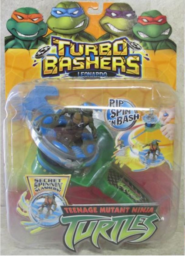 TMNT Tartarughe Ninja Turtles Turbo Bashers Leonardo - Playmates Toys - TV  & Movies - Giocattoli