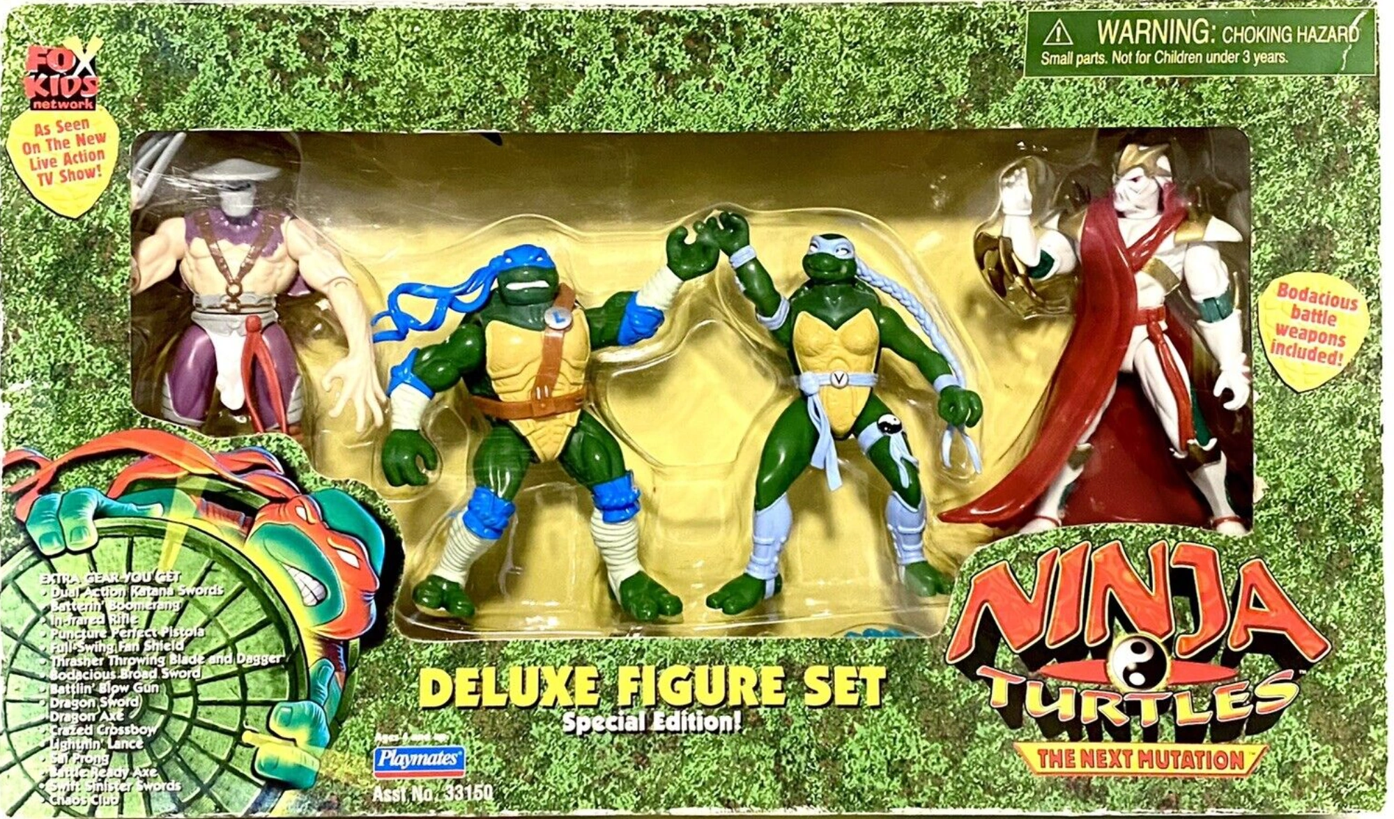 Ninja Turtles: The Next Mutation Deluxe Figure Set (1997 action