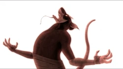 Splinter suffers Amnesia after the defeat at the hands of the Shredder during Kraang Invasion.