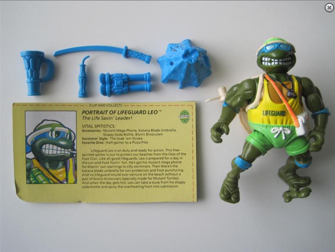 タートルズ　Lifeguard Leo Sewer Spitting Lifeguard Leo (Teenage Mutant Ninja Turtles