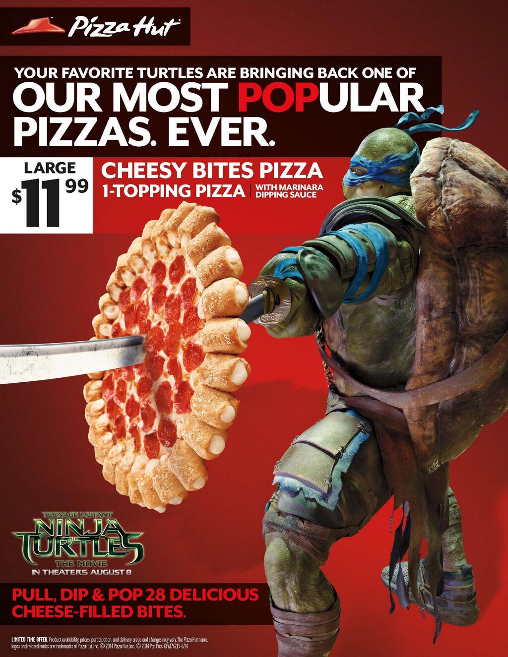 Teenage Mutant Ninja Turtles Pizza Hut Collection