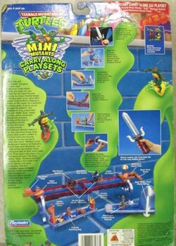 Playmates 1995 – Mini-Mutants Carry Along Sai Playset – Teenage Mutant  Ninja Turtles