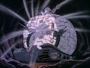 The Technodrome being sucked into itself