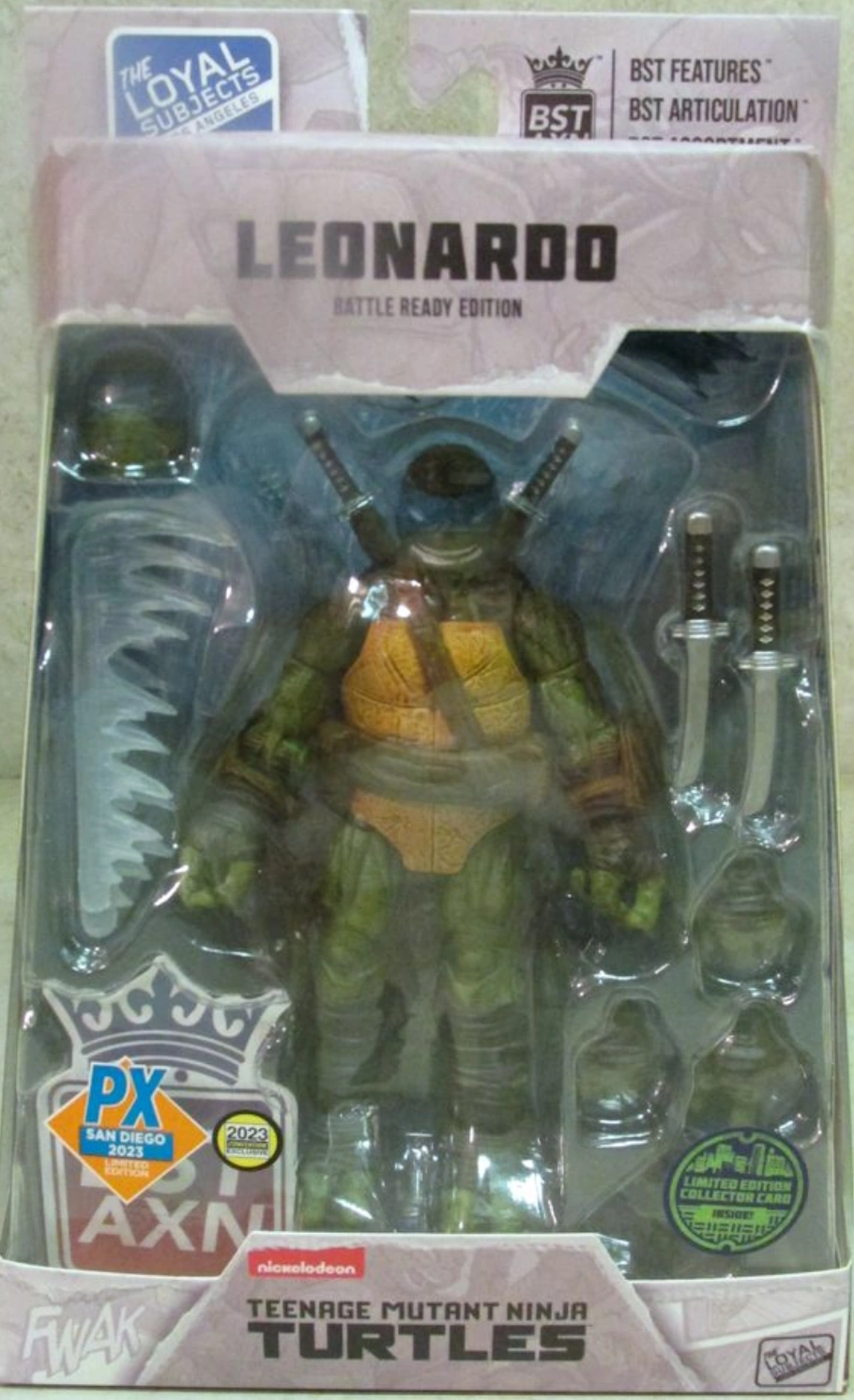 Battle Ready Leonardo (2023 BST AXN figure) | TMNTPedia | Fandom