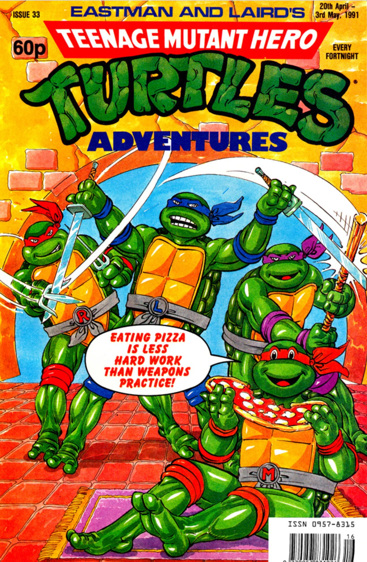 Teenage Mutant Hero Turtles Adventures issue 33 | TMNTPedia | Fandom