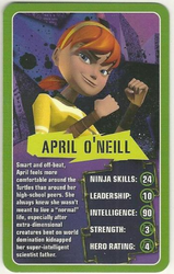 April O’Neill Top Trumps