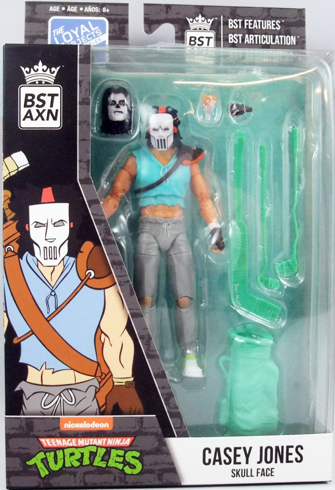 Casey Jones Skull Face (2022 BST AXN figure) | TMNTPedia Casey Jones Skull Face (2022 BST AXN figure) | TMNTPedia