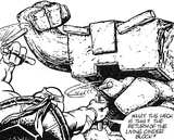 Das Felsenmonster in den Mirage Comics A