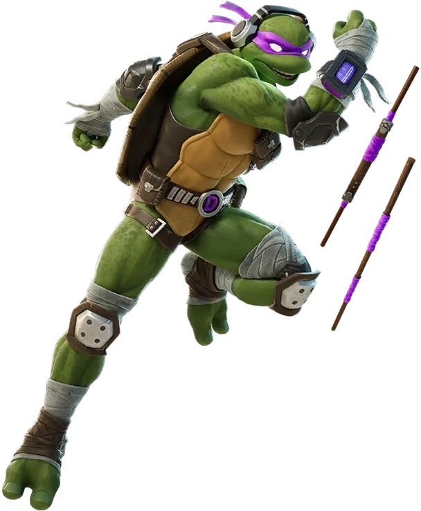 Which Turtle is your favorite? Mine was always Donatello!💜 #fortnite , tmnt fortnite