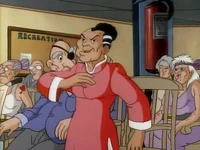 Miyoko Saki inside the retirement home.