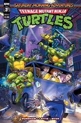 TMNT Saturday Morning Adventures #3 (alt. cover)