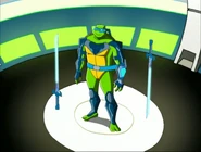 Leo creates his new katanas.