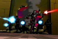 Bishop und EPF-Commandos im Kampf gegen die Armee des Tengu Shredders