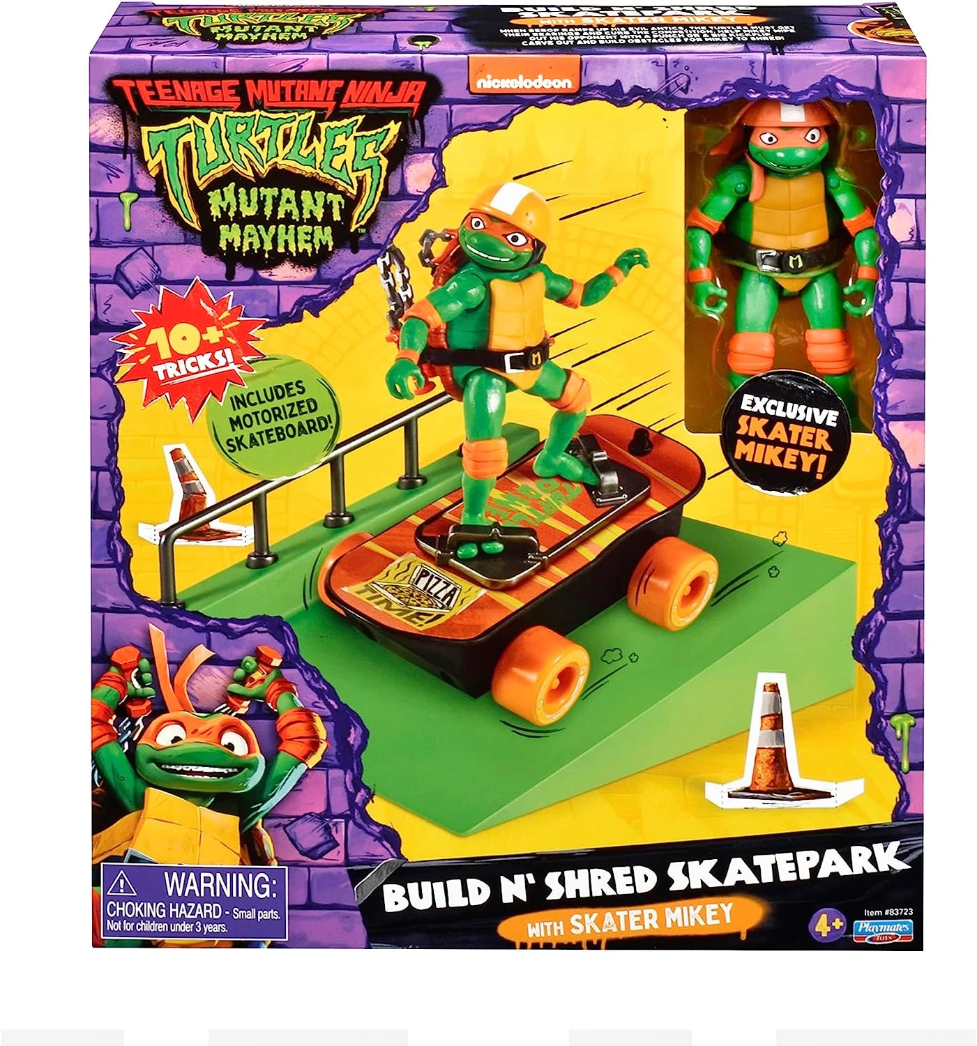 Mikey Mart　2脚 Build n' Shred Skatepark with Skater Mikey (2023 action figure