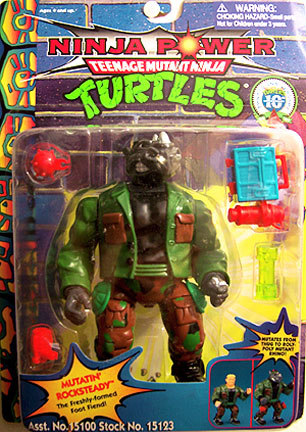 高速配送 Mutatin' Rocksteady (1992 action figure) | TMNTPedia | Fandom アメコミ