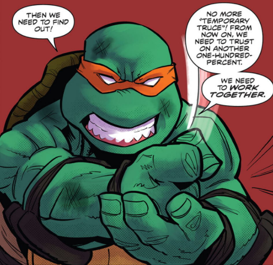 Michelangelo (Batman vs. TMNT), TMNTPedia