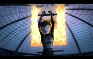 Karai hanging up