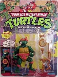 Michelangelo with Storage Shell 1991 release